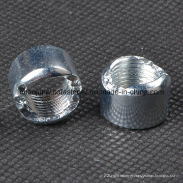 Blue Zinc Plated Special Shape Pipe Nut (CZ041)